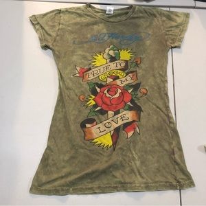 ED HARDY T SHIRT L